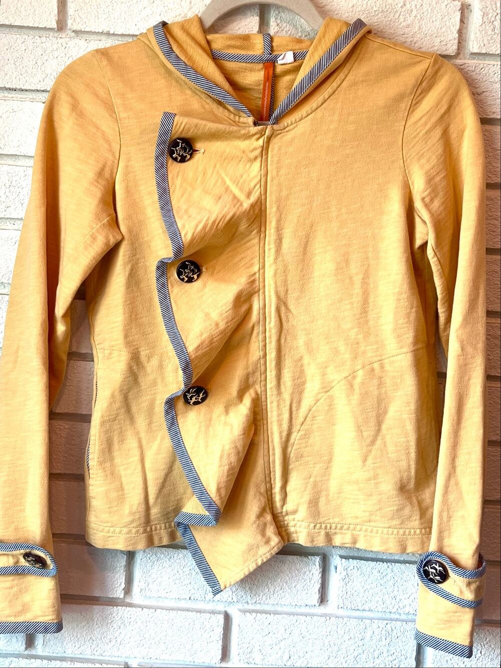 Butter Yellow Sailor Style Shacket